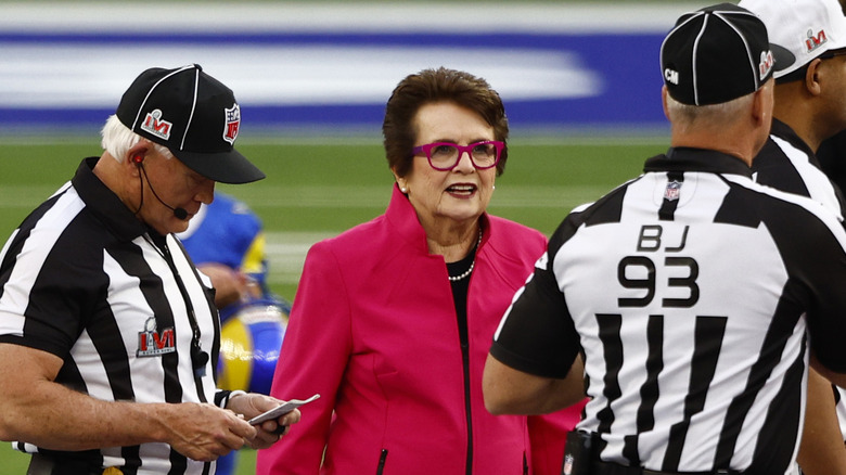 Billie Jean King au Super Bowl LVI