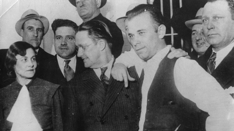 John Dillinger smirking