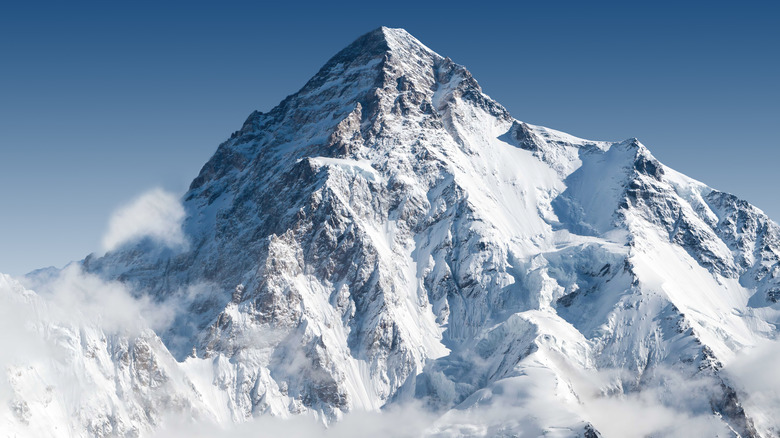 sommet enneigé du K2