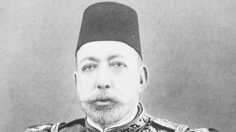 Photographie du sultan ottoman Mehmed V