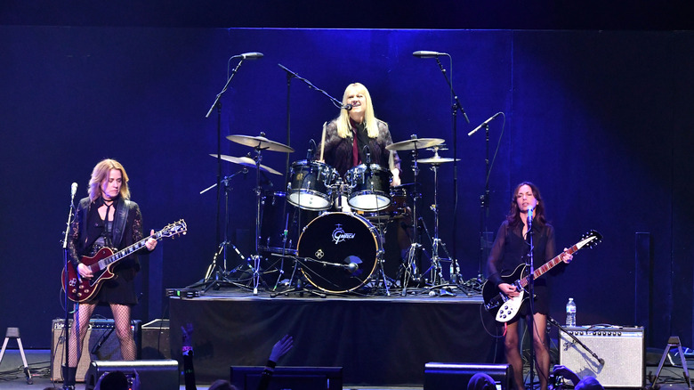 The Bangles performing