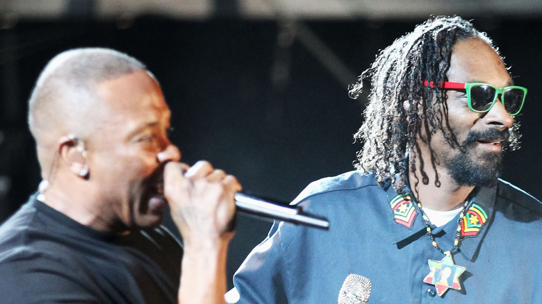 Snoop et Dre en performance