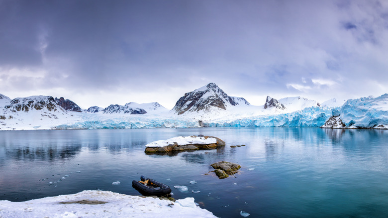 Fjord de Svalbard, Norvège