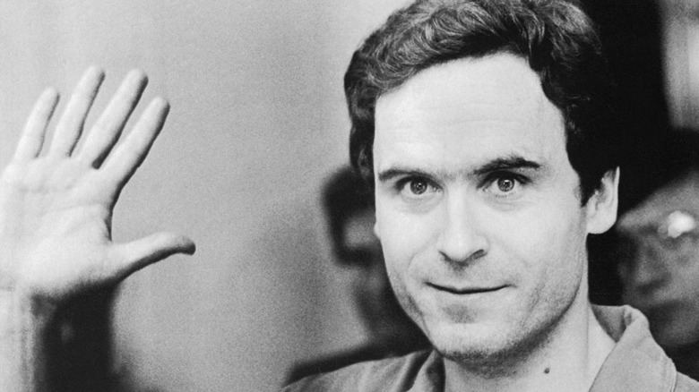 Ted Bundy waving