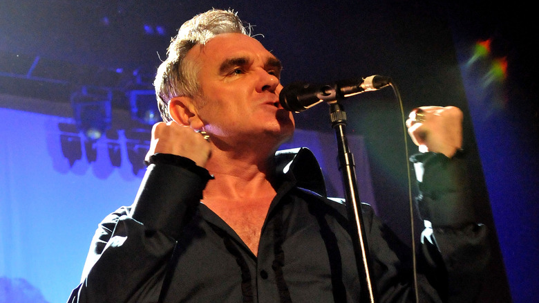 Morrissey singing