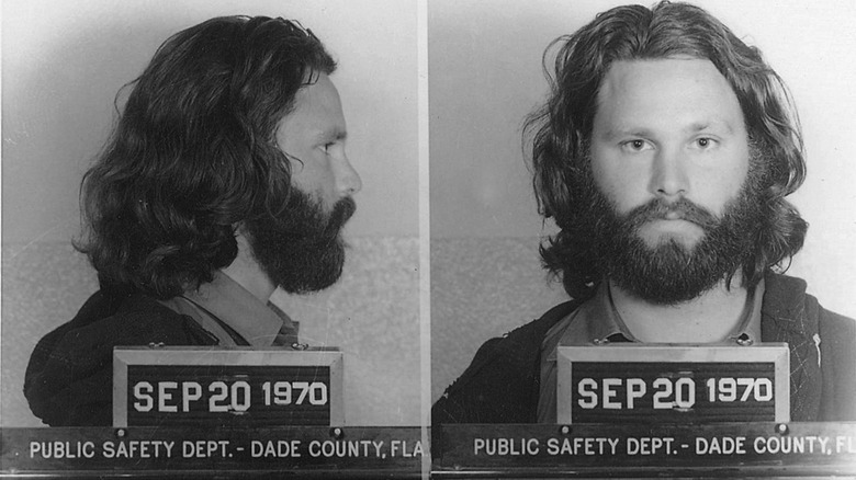 Jim Morrison 1970 mugshot