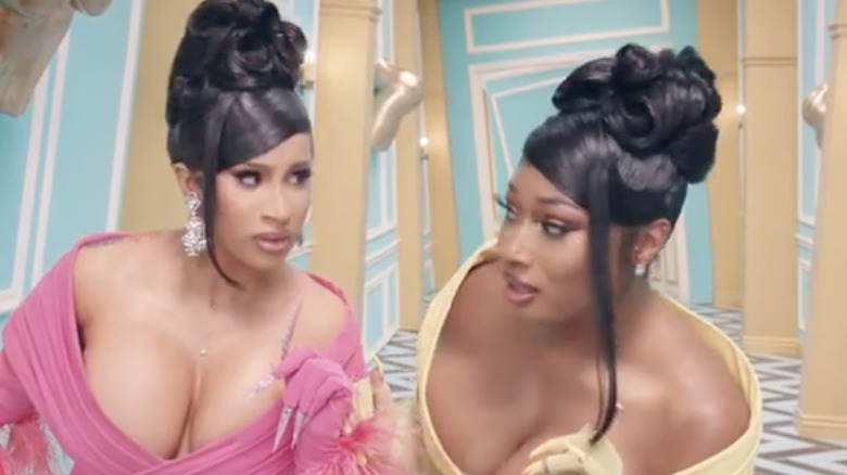 Cardi B et Megan Thee Stallion dans le clip de 'W.A.P.'