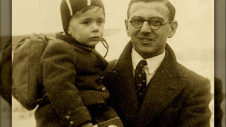 Nicholas Winton avec un enfant