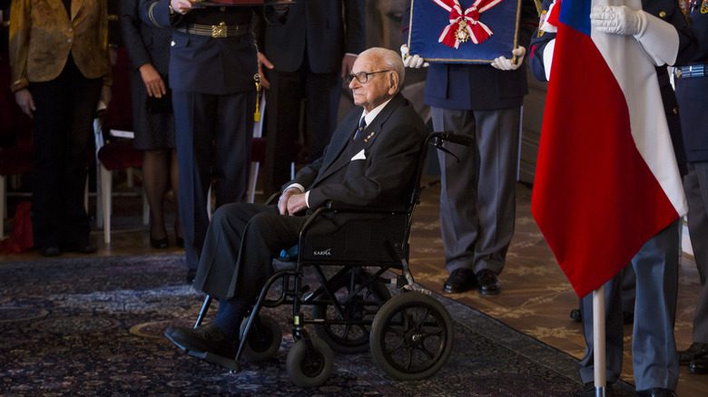 Nicholas Winton honoré par la Tchécoslovaquie