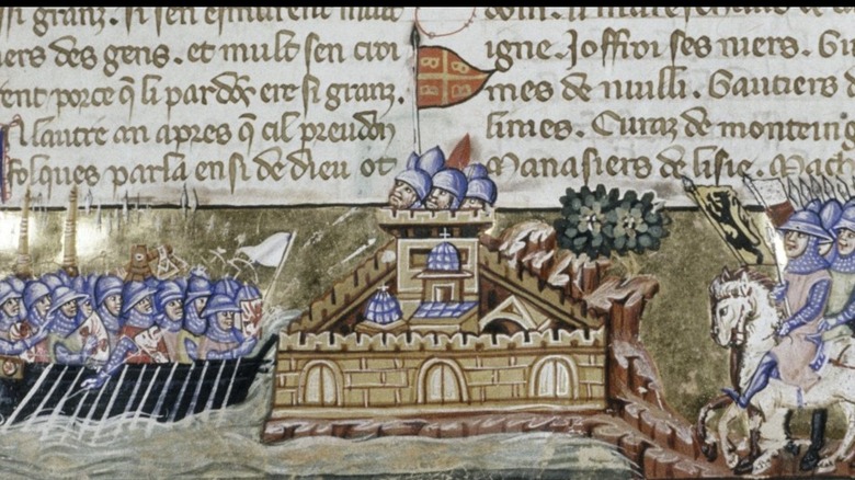 Attack of the Crusaders on Constantinople