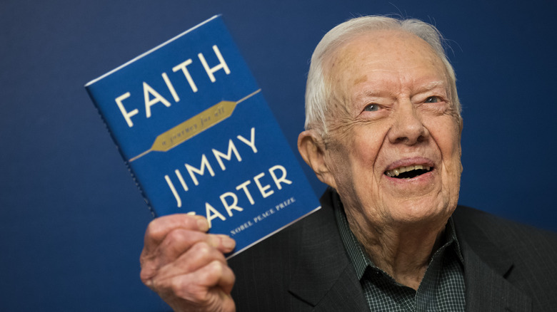 Jimmy Carter promouvant son livre