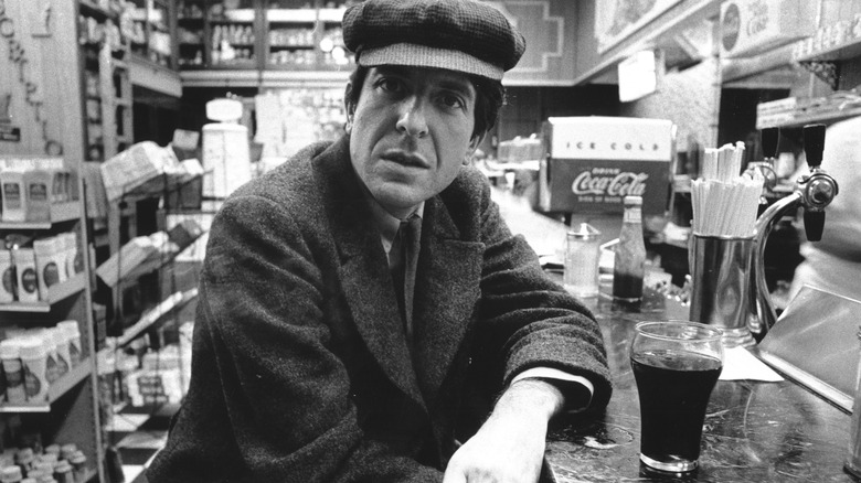 Leonard Cohen dans un diner