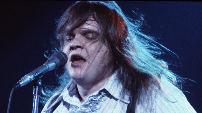 Meat Loaf singing in 1978