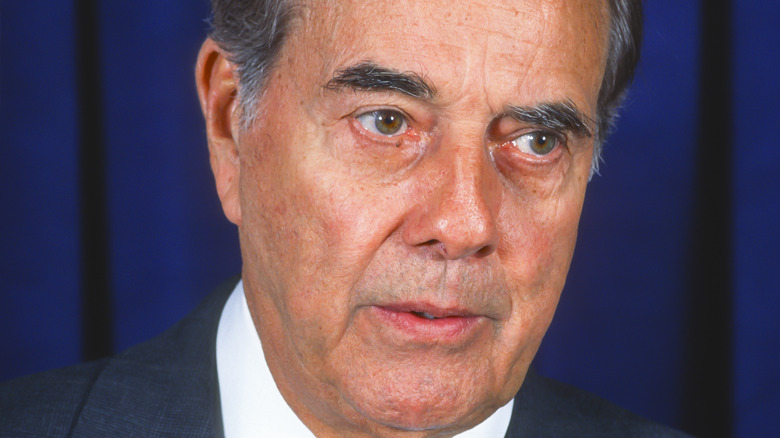 Bob Dole giving a speech