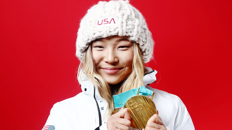 Chloe Kim avec une médaille d'or