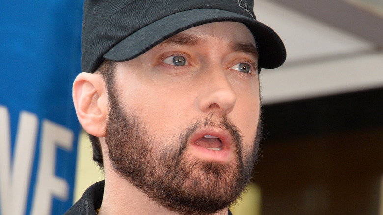 Eminem avec une barbe