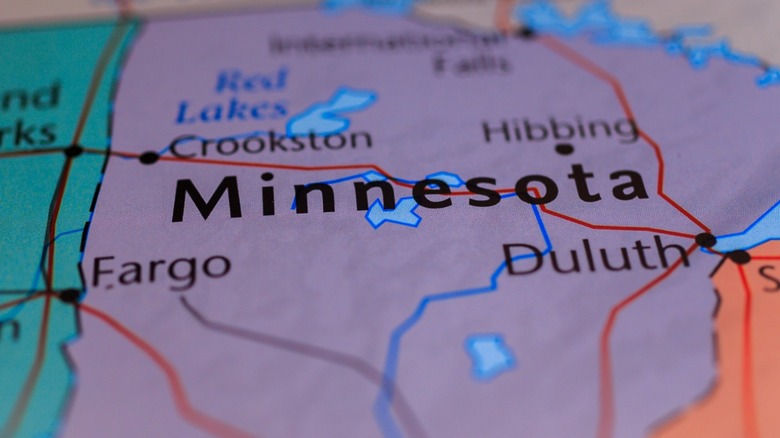 carte du Minnesota