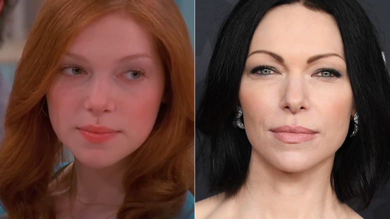 Laura Prepon dans le rôle de Donna sur That '70s Show, regardant la caméra, cheveux noirs, 2020s