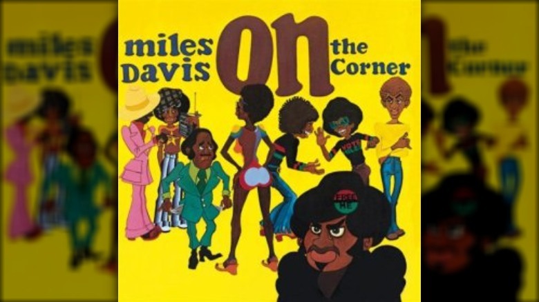 La couverture de On the Corner de Miles Davis