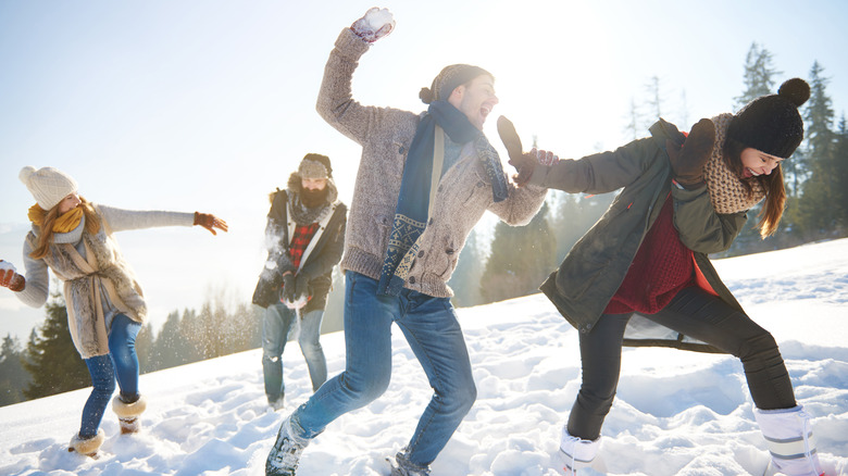 snowball fight