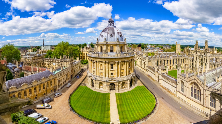 Bibliothèques Bodléiennes d'Oxford en panoramique