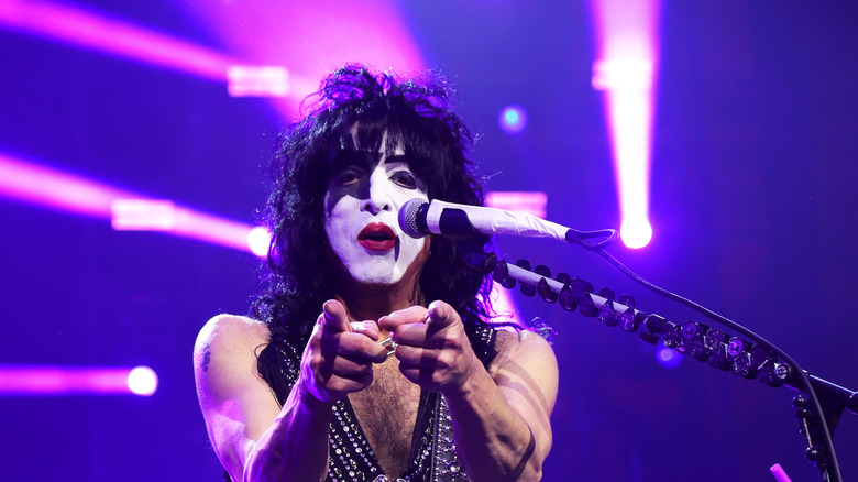 Paul Stanley de KISS lors d'un concert au Madison Square Garden en 2023