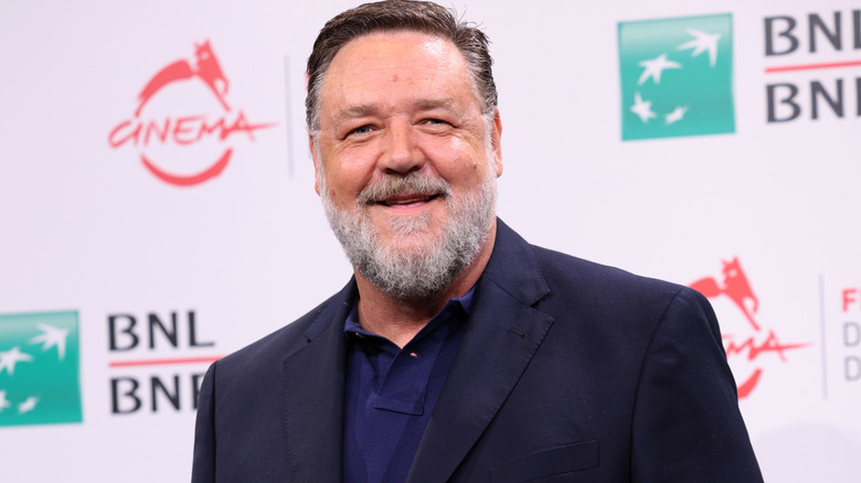 Russell Crowe lors de l'événement Poker Face 2022 à Rome