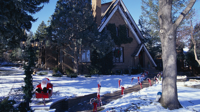 Exterior of the Ramsey house where JonBenet Ramsey was murdered at Christmas time