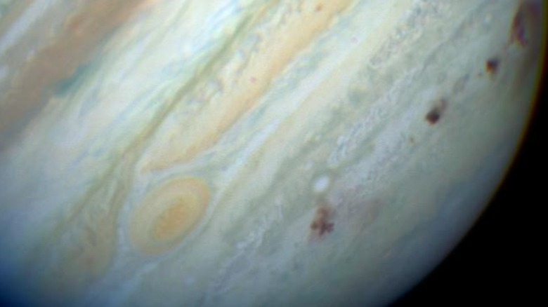 Jupiter après l'impact d'une comète