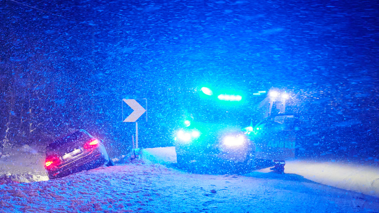 EMTs et accident de voiture