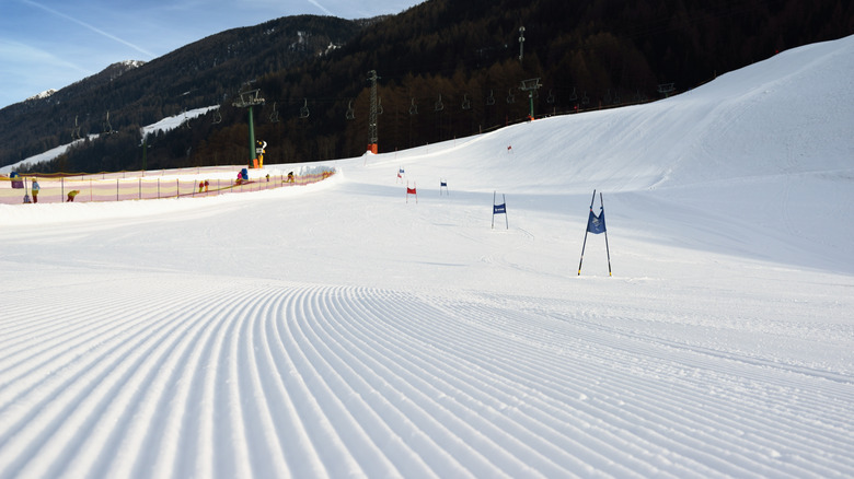 giant slalom course