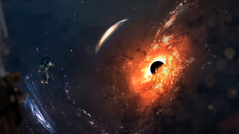 Artistic image of a black hole