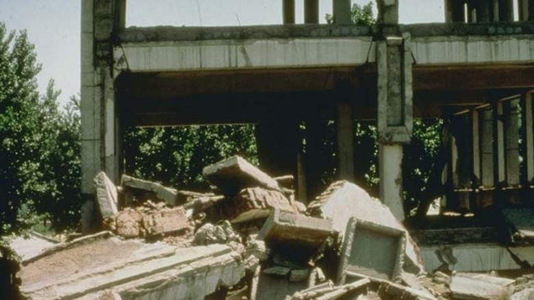 Site du tremblement de terre de Tangshan en 1976