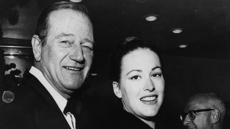 John Wayne avec sa fille