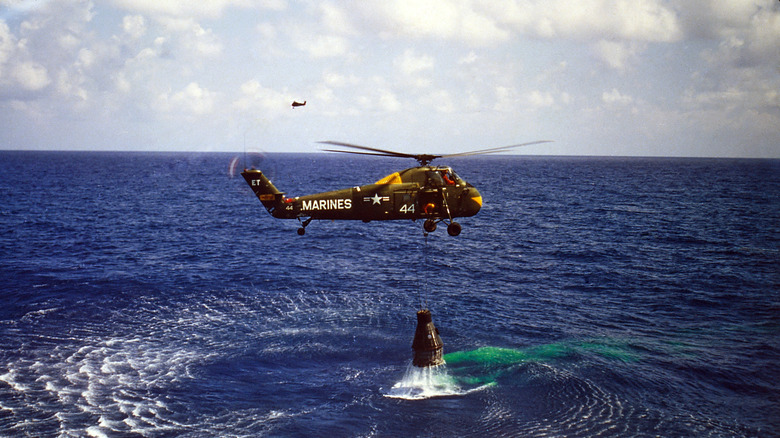 Capsule de Shepard récupérée dans l'Océan Atlantique