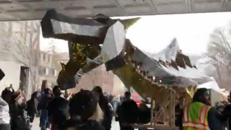 Sculpture du Dragon Day de Cornell University, 2019