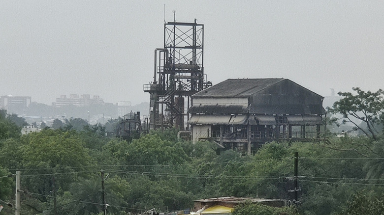 ruines de l'usine de Bhopal