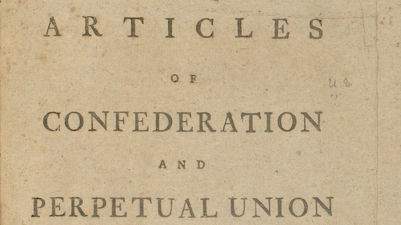 Articles of Confederation