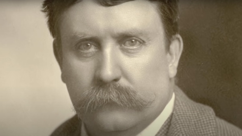 Daniel Burnham looking serious