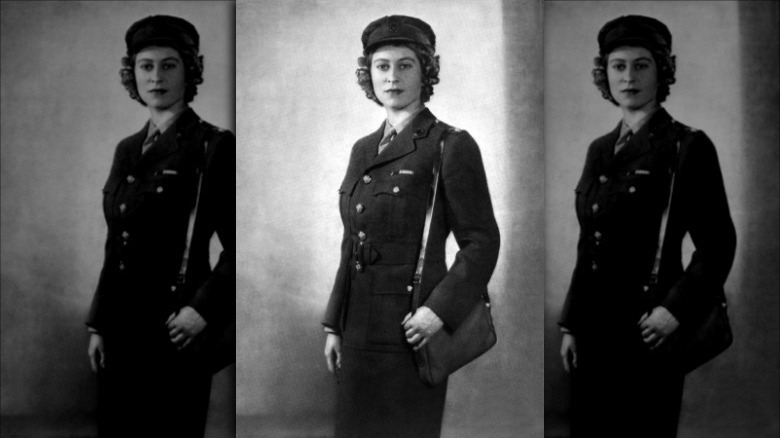 Reine Elizabeth en uniforme pendant la Seconde Guerre mondiale