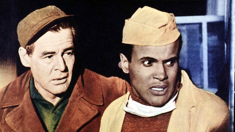 Un jeune Harry Belafonte dans un film