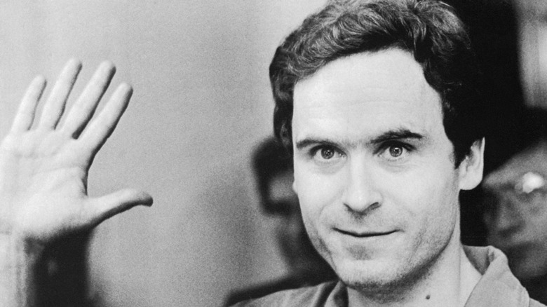 Ted Bundy waving