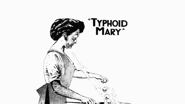 Typhoid Mary 1909 cartoon