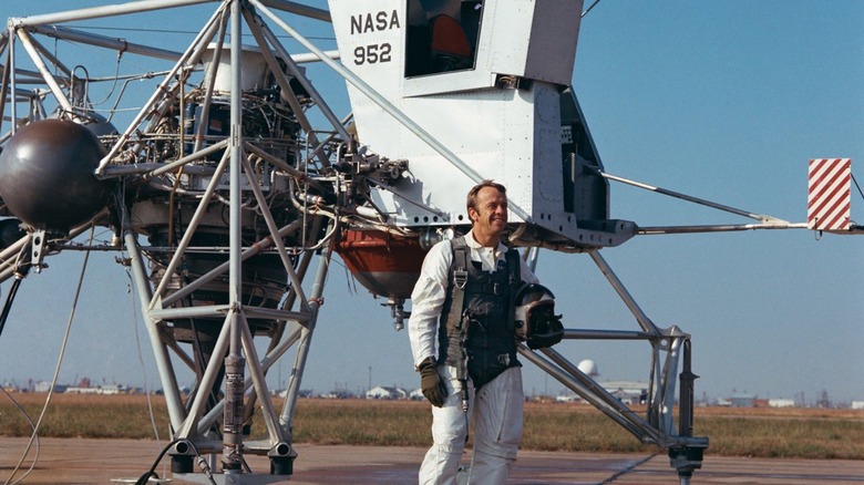 Alan Shepard lors de l'entraînement pour la mission Apollo 14