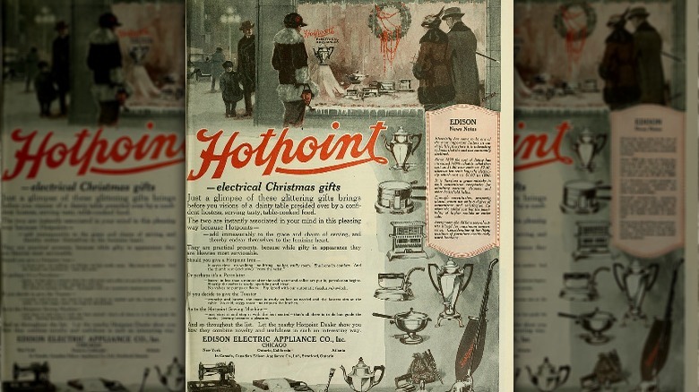 Publicité de Noël Hotpoint 1920