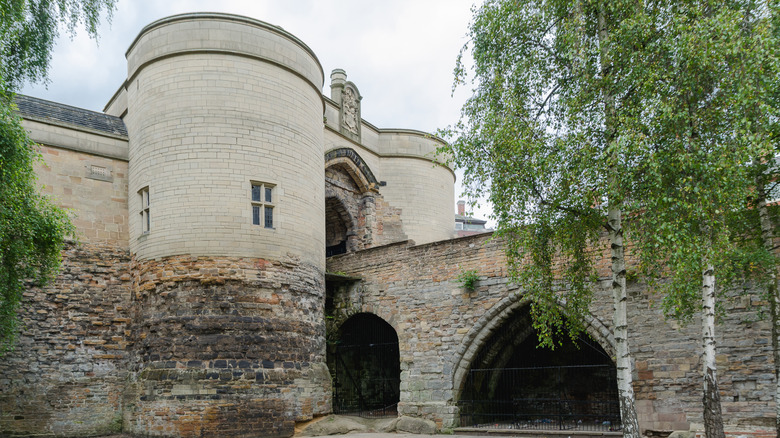 Château de Nottingham dans la forêt de Sherwood