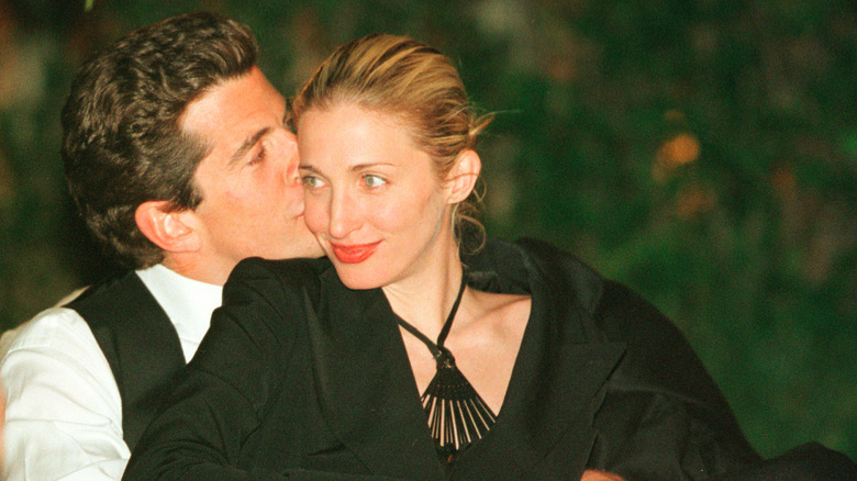 JFK Jr. and Carolyn Bessette