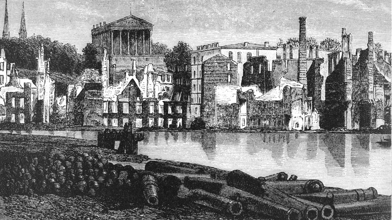 ruines de Richmond après la guerre