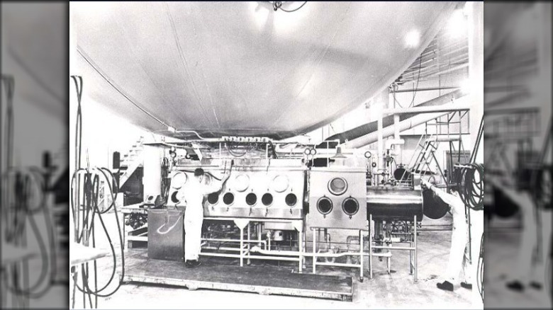 Sphere de test d'un million de litres, Fort Detrick, Maryland, USA