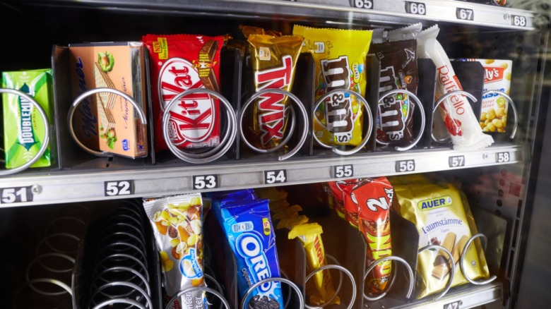 Collation dans un distributeur automatique